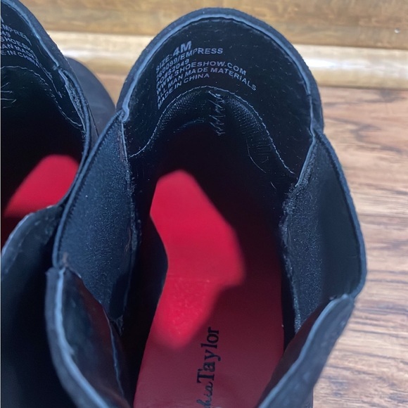 Sophie Taylor black ankle boots size 4 - Picture 4 of 4